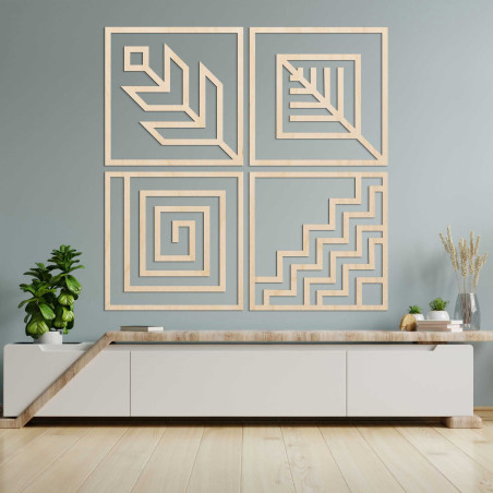 Czteroczęściowy obraz ścienny - CHYCNOY