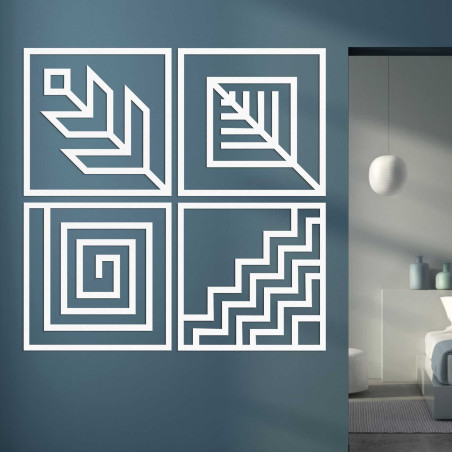 Czteroczęściowy obraz ścienny - CHYCNOY