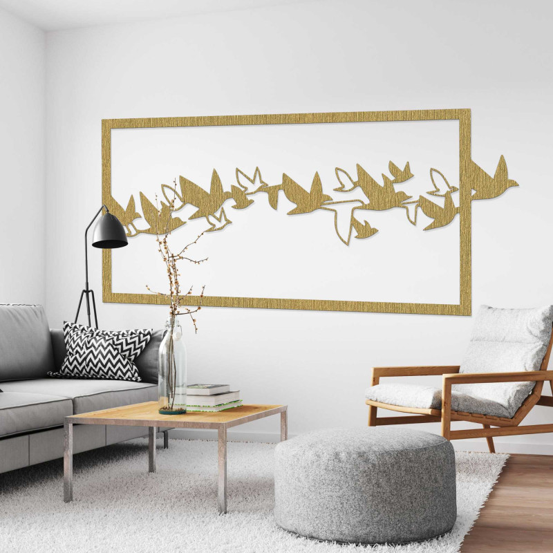 Malowidło ścienne z ptakami - ORRO