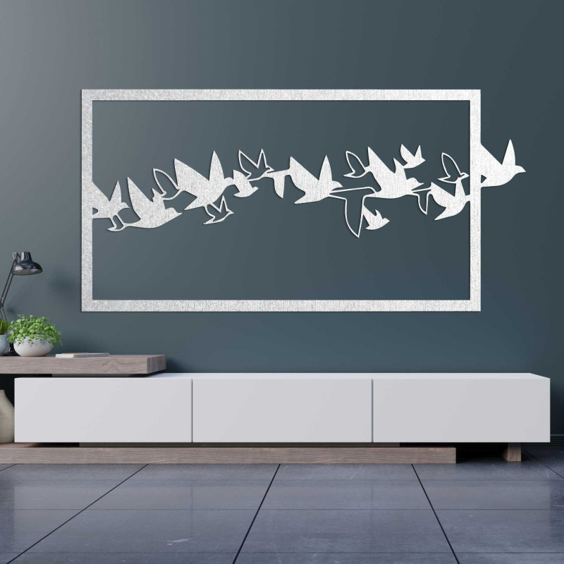 Malowidło ścienne z ptakami - ORRO