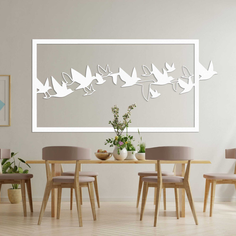 Malowidło ścienne z ptakami - ORRO