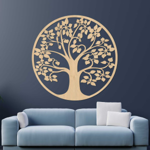 Drewniane drzewo życia na ścianie - DROTO 2