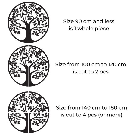 Drewniane drzewo życia na ścianie - DROTO