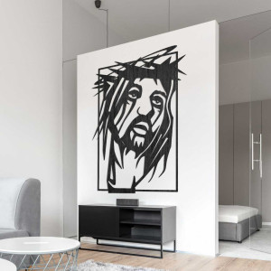 Drewniana dekoracja Jezus Chrystus - FEIGHTO 2