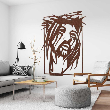 Drewniana dekoracja Jezus Chrystus - FEIGHTO