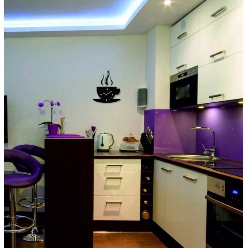 Nowoczesny zegar ścienny z plexi. Modny zegar ścienny na prezent. Zegar X-momo. PMMA