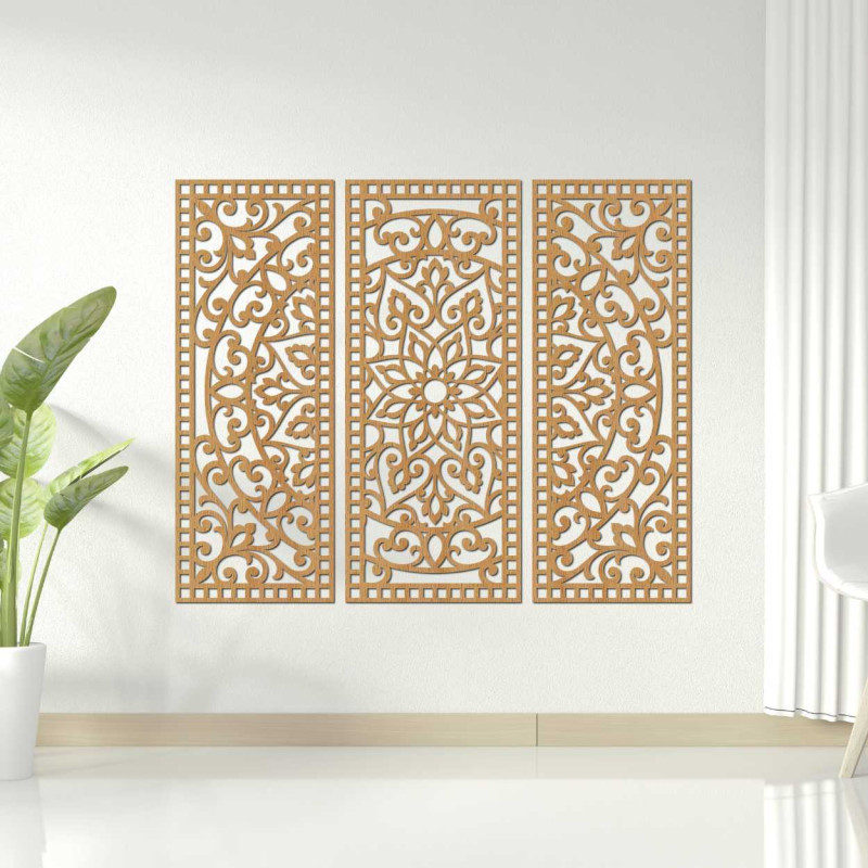 Trzyczęściowa konstrukcja łączy tradycyjne wzory z nowoczesną precyzją.