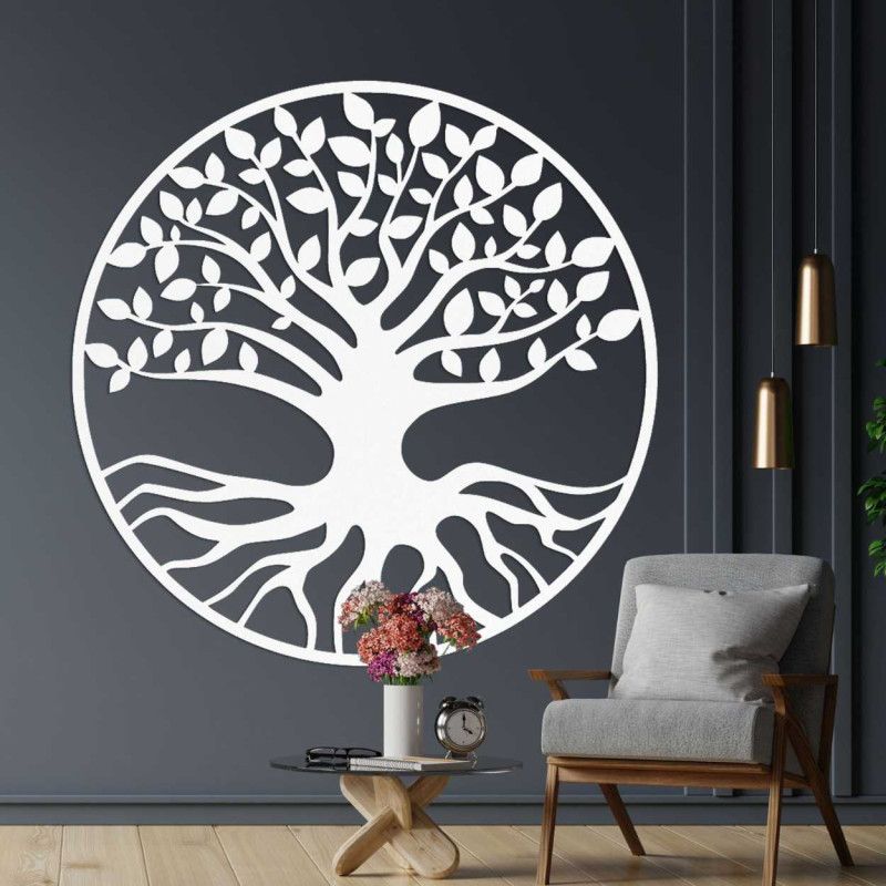 Drewniana dekoracja ścienna bonsai