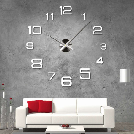 Naklejkowy zegar na ścianę DIY Naklejkowy zegar na ścianę DIY