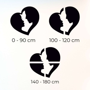 malowanie ścian para w sercu miłość 2