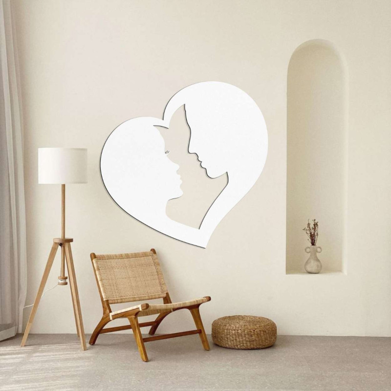 obraz miłosny na ścianie