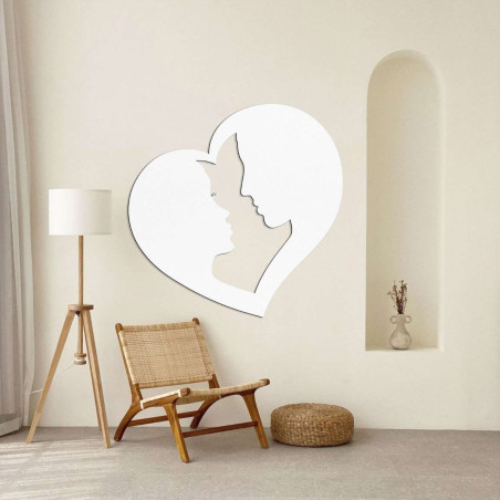 obraz miłosny na ścianie