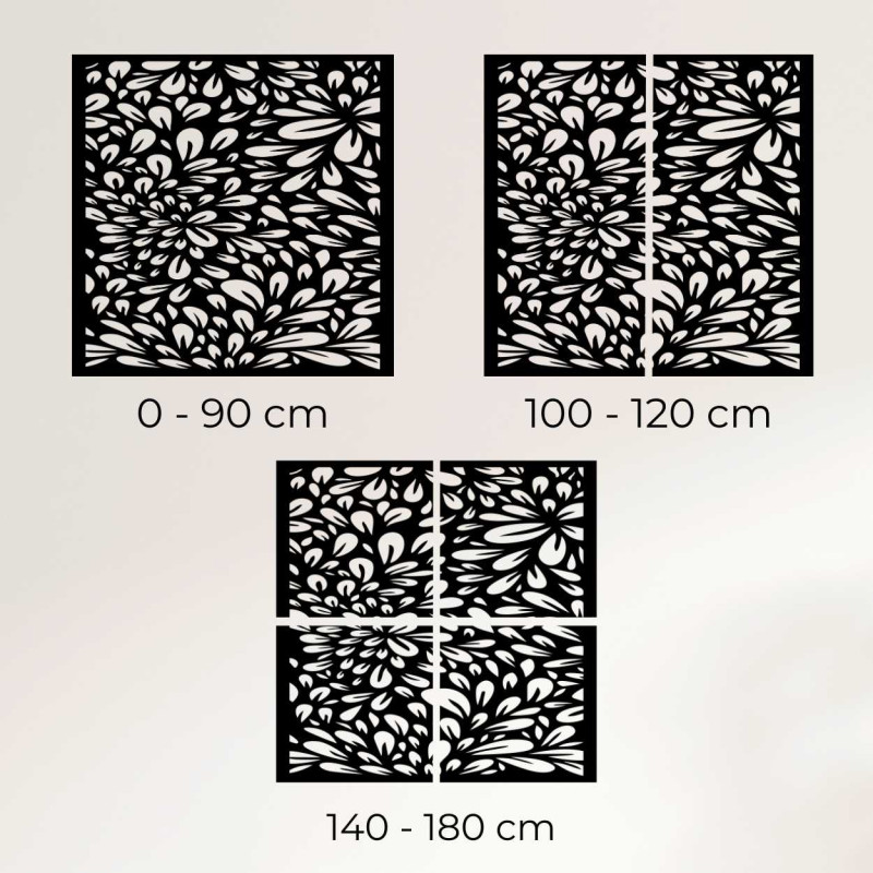 Ręcznie wykonana drewniana dekoracja o nowoczesnym wzornictwie.
