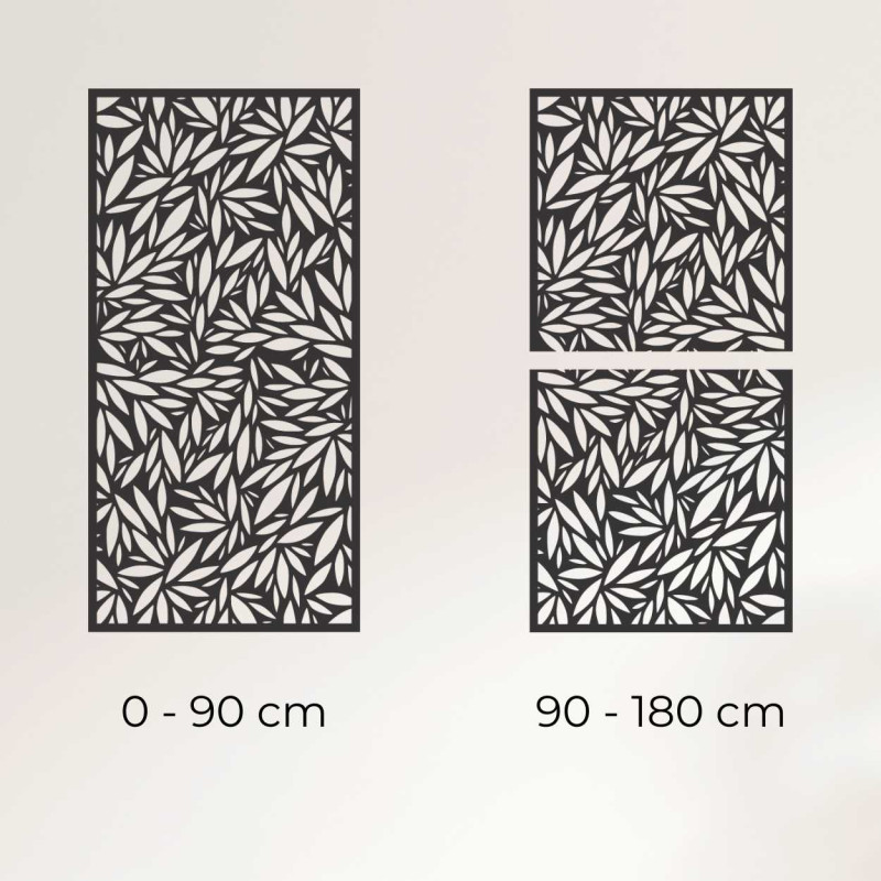 Panel dekoracyjny z motywem roślinnym - JERSER