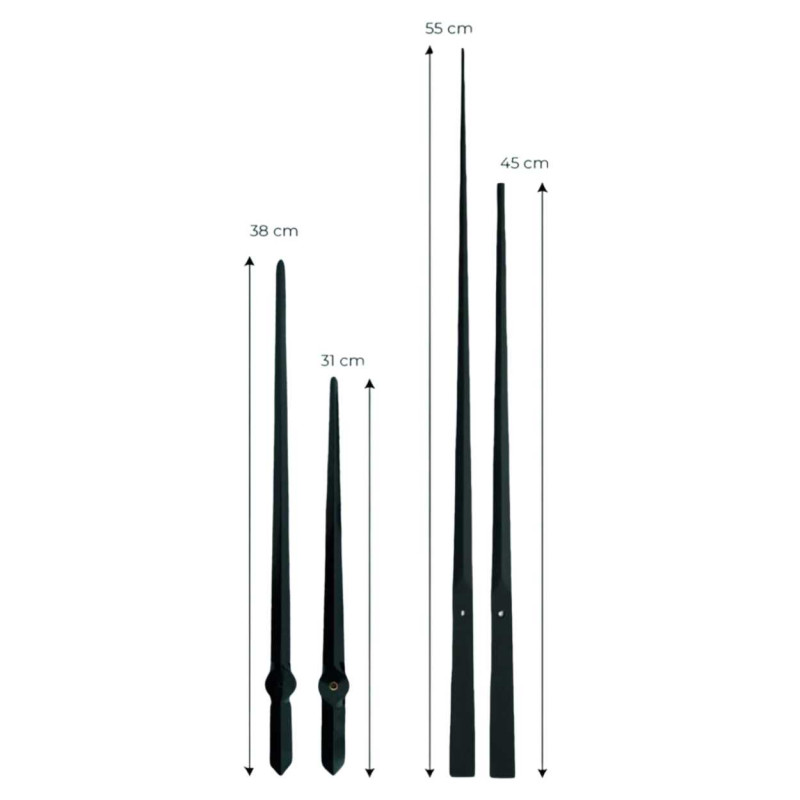 Nowoczesny zegar ścienny - PORIA