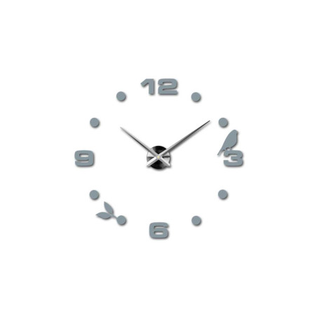 Nowoczesny zegar ścienny lustrzany samoprzylepny - DIYPAJPA