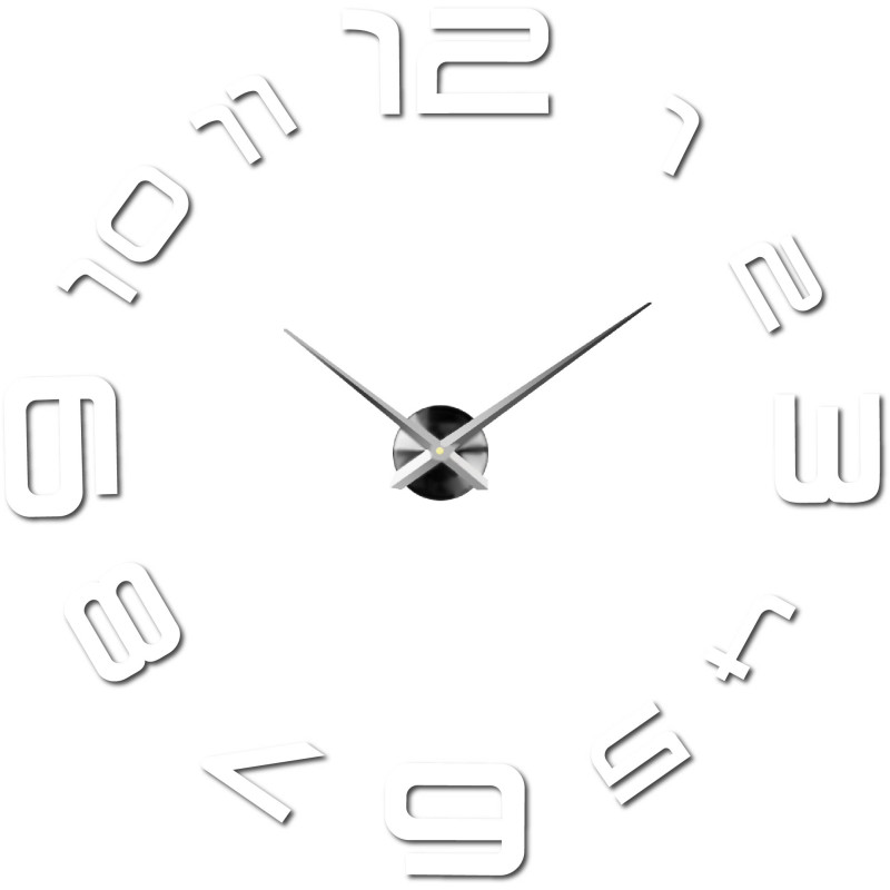 Naklejka ścienna zegar 3D - ARES