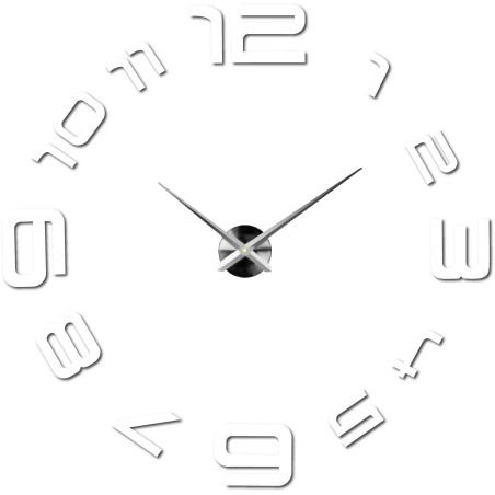 Naklejka ścienna zegar 3D - ARES