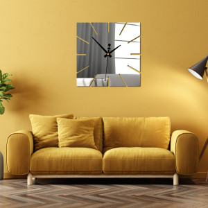 Designerski zegar ścienny pasujący do nowoczesnych wnętrz