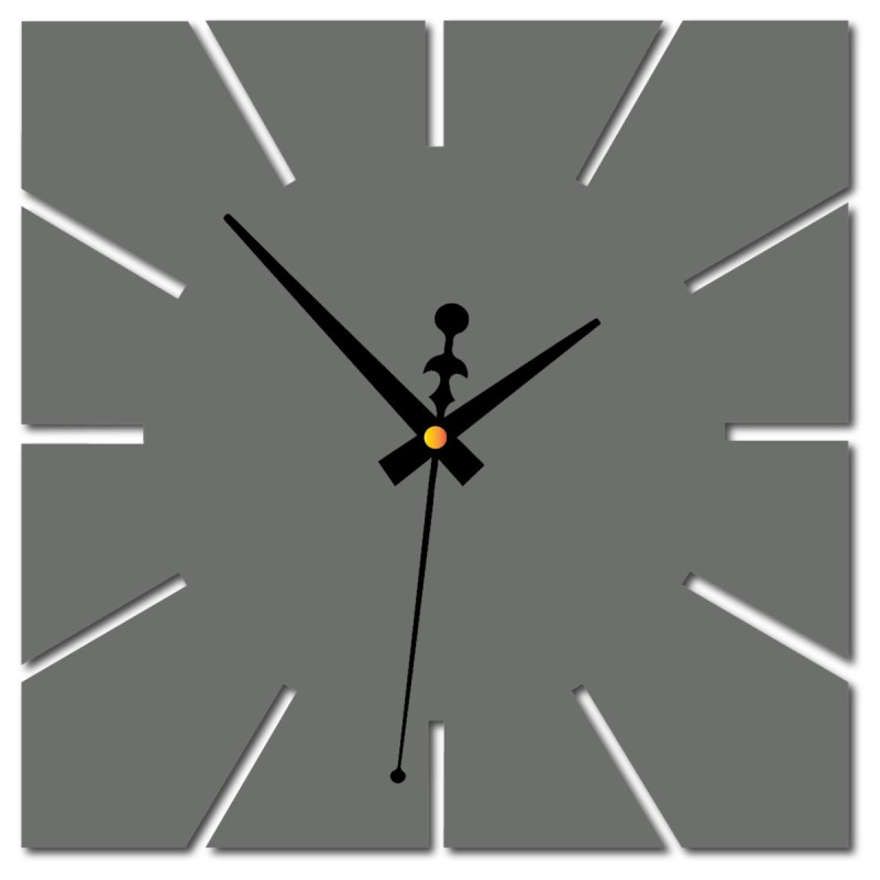 Zegar ścienny minimalistyczny, kwadratowy...