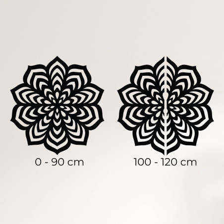 Zdjęcie przedstawiające ozdobę na ścianie, dające pojęcie o skali i oddziaływaniu wizualnym. Zdjęcie przedstawiające ozdobę na ścianie, dające pojęcie o skali i oddziaływaniu wizualnym.