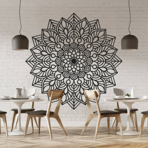 Dekoracja inspirowana naturalnymi i geometrycznymi kształtami tworząca harmonijną kompozycję. 2