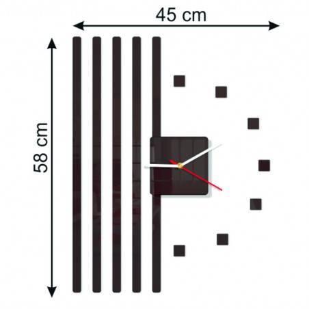 Wykonujemy zegary ścienne do salonu lub biura. X-momo Wykonujemy zegary ścienne do salonu lub biura. X-momo