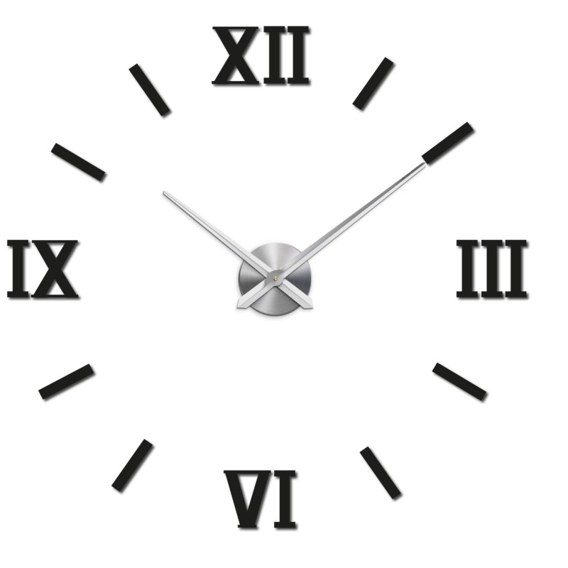 Naklejka ścienna zegar do salonu