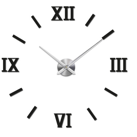 Naklejka ścienna zegar do salonu