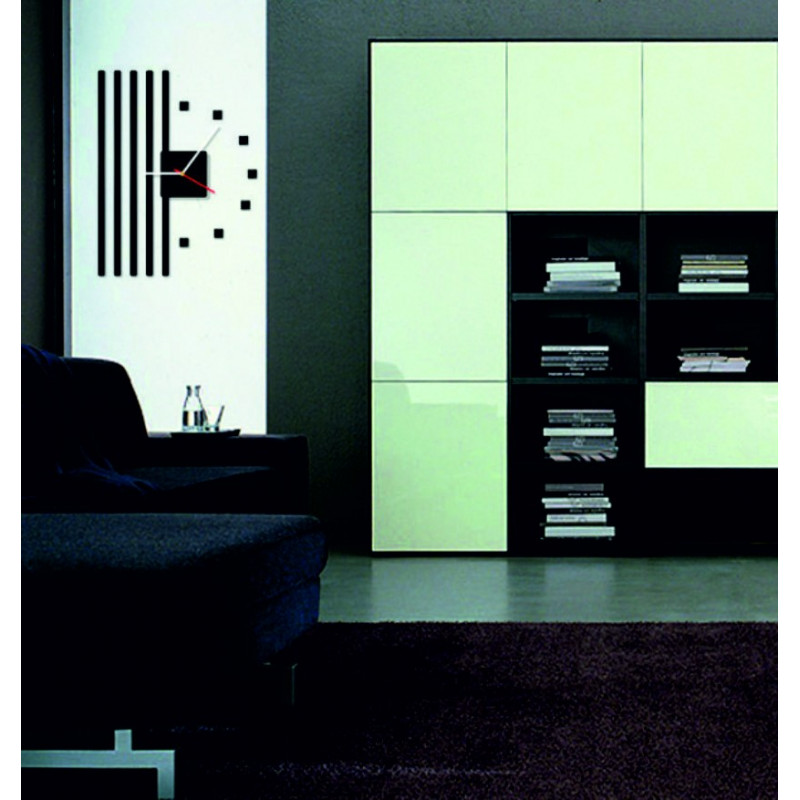 Nowoczesny zegar ścienny z pleksi. Modny zegar ścienny na prezent. Zegar X-momo. PMMA