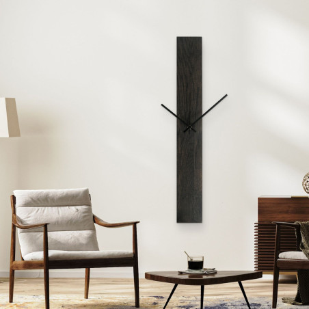 Stylowy zegar ścienny w kolorze czarnym Stylowy zegar ścienny w kolorze czarnym