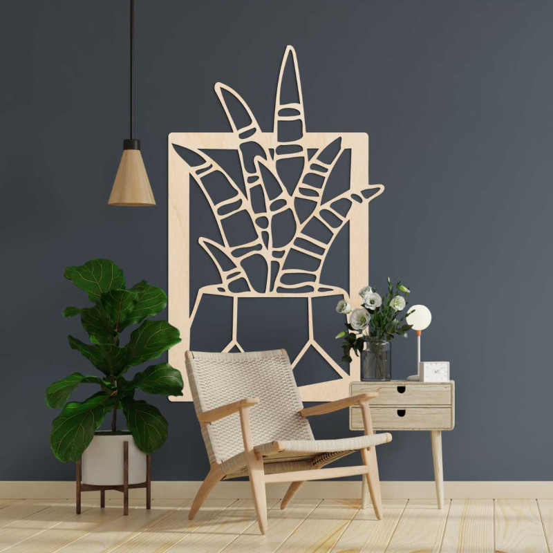 Prosty drewniany zegar z dyskretną tarczą bez cyfr.