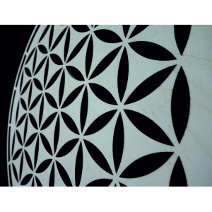 Drewniana mandala, dekoracja ścienna - HAAMONY 2