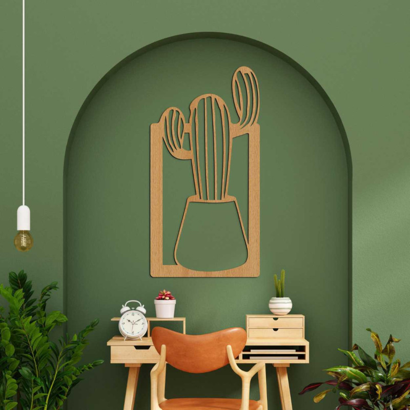 Minimalistyczny obraz na drewnie do każdego...