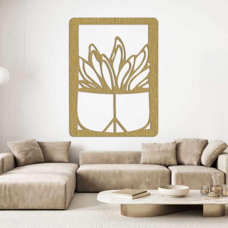 Rzeźbione malowidło ścienne - CACTUS TEDENS |...