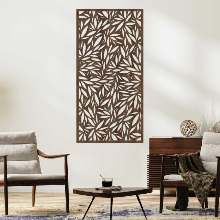 Zbliżenie na obraz z motywem liścia Zbliżenie na obraz z motywem liścia