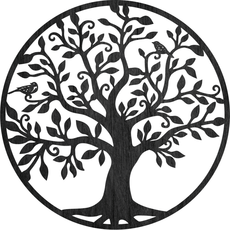 Drewniana dekoracja ścienna drzewo życia,...