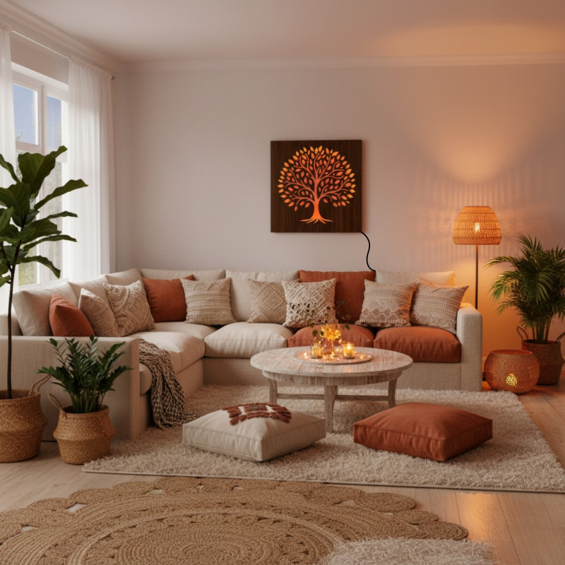 Malowanie światłem LED do salonu, sypialni lub biura