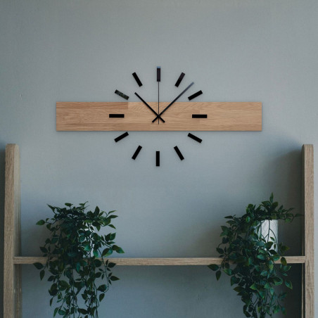 Stylowy zegar ścienny do nowoczesnego wnętrza - OLIERES