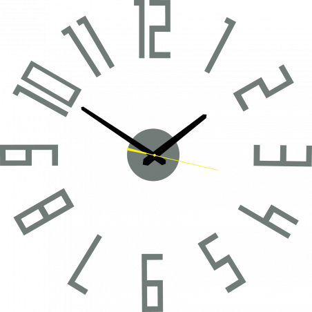 Nowoczesny zegar ścienny z tworzywa sztucznego. Produkcja własna, X-momo Nowoczesny zegar ścienny z tworzywa sztucznego. Produkcja własna, X-momo