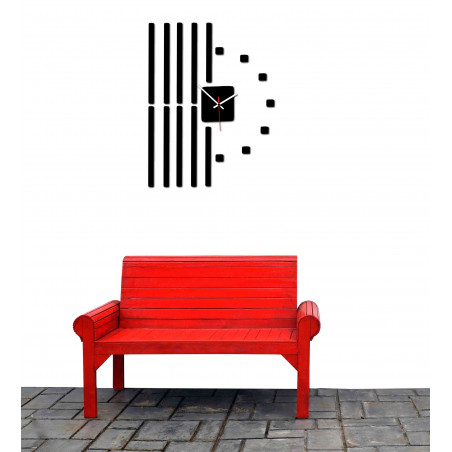 Nowoczesny zegar ścienny z tworzywa sztucznego. Produkcja własna, X-momo Nowoczesny zegar ścienny z tworzywa sztucznego. Produkcja własna, X-momo