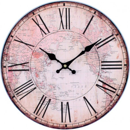 Zegar wykonany z drewna Roman MDF . Fi 34 cm Zegar wykonany z drewna Roman MDF . Fi 34 cm