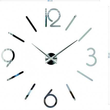 Wymiary zegara z naklejką ścienną, zegar ścienny do projektowania Wymiary zegara z naklejką ścienną, zegar ścienny do projektowania