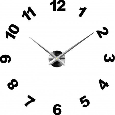 Zegar ścienny samoprzylepny, zegar luksusowy na stencie, zegar plastikowy Zegar ścienny samoprzylepny, zegar luksusowy na stencie, zegar plastikowy