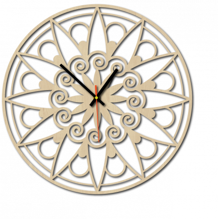 Nowoczesny zegar ścienny, zegar ścienny na prezent, zegar 3D Mandala.