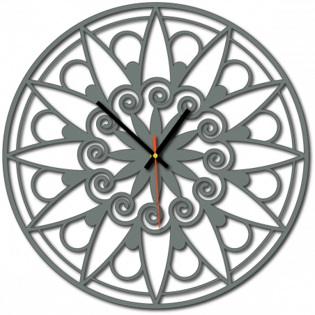 Nowoczesny zegar ścienny, zegar ścienny na prezent, zegar 3D Mandala.