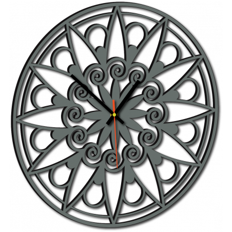 Nowoczesny zegar ścienny, zegar ścienny na prezent, zegar 3D Mandala.