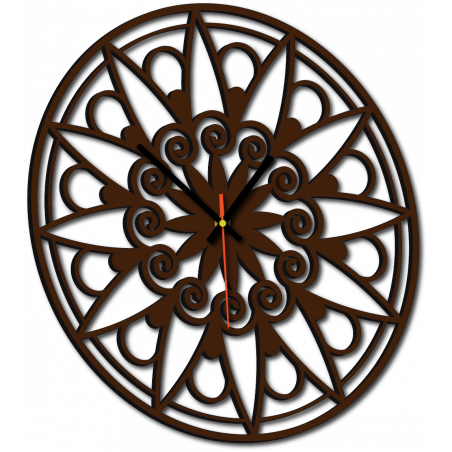 Nowoczesny zegar ścienny, zegar ścienny na prezent, zegar 3D Mandala.