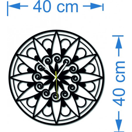 Zegar ścienny w stylu vintage, zegar kuchenny w stylu vintage na prezent, zegar ścienny 3D