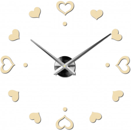 Zegar ścienny samoprzylepny, zegar luksusowy na stencie, zegar plastikowy Zegar ścienny samoprzylepny, zegar luksusowy na stencie, zegar plastikowy